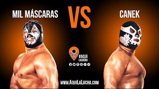 Mil Máscaras vs Canek Aquí La Lucha [upl. by Nalor]