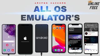 ALL OS EMULATORS FREE ON ONLINE  2020  IOS MAC BOOK ANDROID WINDOWS [upl. by Ainedrag144]