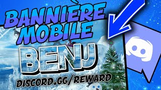 COMMENT FAIRE UNE BANNIÈRE DISCORD SUR MOBILE  en 2 minutes [upl. by Aitnahc518]