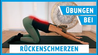 4 Übungen bei Rückenschmerzen  vom Physiotherapeuten [upl. by Egerton]