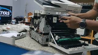 how to repair fuser unit hp 477assembly and disassembly 477 [upl. by Leaw]