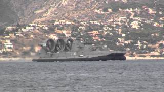 GREEK NAVY HOVERCRAFT KEFALONIA L180 ZUBR CLASS [upl. by Ahsiram821]