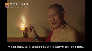 Fire Flame Meditation Tummo explained by Garchen Rinpoche [upl. by Yerdna]