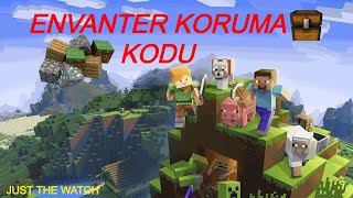 MİNECRAFT ENVANTER KORUMA KODU [upl. by Ekard]