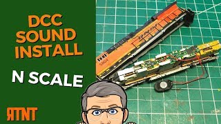 DCC Sound Decoder Installation N Scale [upl. by Suravart]