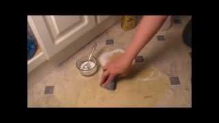 Cleaning Stains From LinoleumVinyl Flooring [upl. by Razid268]