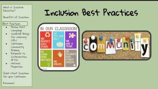 Inclusive Practices in Your Classroom [upl. by Sirovart11]