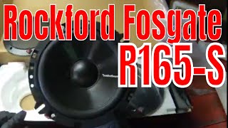 Rockford Fosgate R165S speaker review install E46 [upl. by Anema]