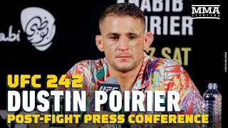 UFC 242 Dustin Poirier PostFight Press Conference  MMA Fighting [upl. by Archibold]