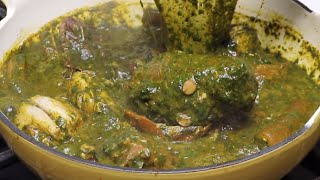 How To Cook Ewedu Alesepo  Nigerian food [upl. by Ecirtnas530]