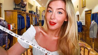 ASMR FOR MEN Your Suit Fitting Experience asmr roleplay measuring you sleep help [upl. by Aknayirp]