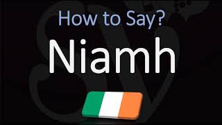 How to Pronounce Niamh CORRECTLY Irish Names Pronunciation [upl. by Oaht]