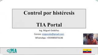 Control por Histéresis con TIA Portal [upl. by Reteip]