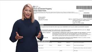 How to get your unclaimed property in Texas [upl. by Kuska870]