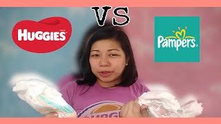 Pampers VS Huggies Dry Pants Diaper Review  VLOG 7 [upl. by Olenta]