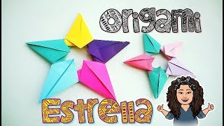 Como hacer una estrella de papel origami [upl. by Gavrila366]