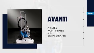 Avanti Airless Paint Primer amp Stain Sprayer Kit [upl. by Thain611]