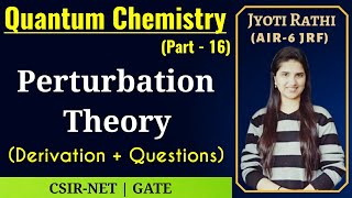 Perturbation theory quantum mechanicsFirst order perturbationderivationsolved questions examples [upl. by Aoht]