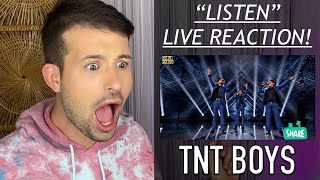 TNT BOYS REACTION  “LISTEN”  THE WORLD’S BEST  THE PERFECT TRIO [upl. by Neelhsa]