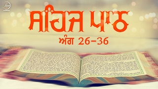 Sehaj Path Ang 26 To 36  Bhai Sarwan Singh  Fizza Records Gurbani [upl. by Anowahs]