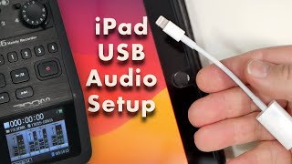 How to Connect an Audio Interface to an iPad using USB [upl. by Selrahc148]