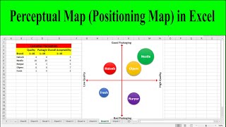 How to Make a Perceptual Map Positioning Map in Excel  Perceptual Mapping Examples [upl. by Nnyleve46]