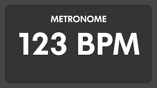 123 BPM  Metronome [upl. by Trebloc978]