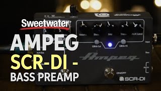 Ampeg SCRDI  Bass Preamp with Scrambler Overdrive Pedal Demo [upl. by Ssor502]