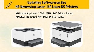 HP Neverstop Laser MFP 1200w  Update the Full featured Software [upl. by Naedan]