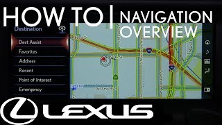 HowTo Use Navigation  Overview  Lexus [upl. by Roobbie514]