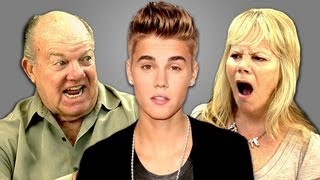 ELDERS REACT TO JUSTIN BIEBER [upl. by Merrill]