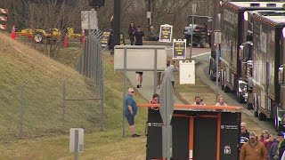 NASCAR haulers arrived at Bowman Gray Stadium [upl. by Rodgers]