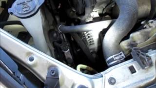 Toyota Sienna serpentine belt change [upl. by Philo547]