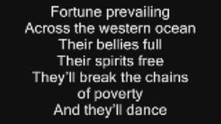 The Pogues  Thousands are Sailing Lyrics [upl. by Azyl]