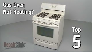 Top 5 Reasons Gas Oven Won’t Heat — Gas Range Troubleshooting [upl. by Nitsew431]