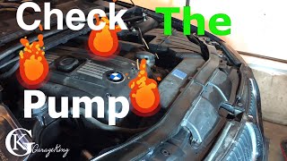 How to Check BMW water pump [upl. by Nance]