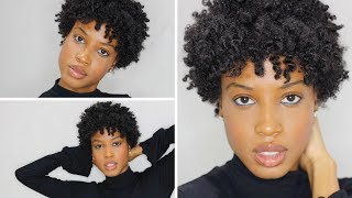 EASY Twist Out Tutorial On Short Natural Hair [upl. by Yeca]