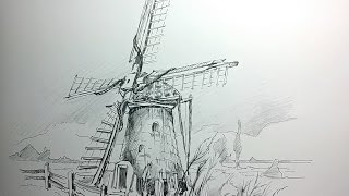 MOLEN tekenen voor beginners [upl. by Pepe]