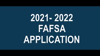 FAFSA 20212022 Parent Tax Information [upl. by Ellinnet]