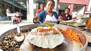 EXTREME Mexican Street Food in Oaxaca  INSANE Mexican Street Food Tour in Oaxaca Mexico [upl. by Hackathorn]