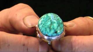 Mens Turquoise Ring [upl. by Ynnel]