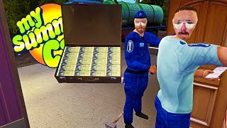 MY SUMMER MILLIONAIRE SUITCASE FOUND  POLICE PROTECTION  My Summer Car Gameplay Highlights Ep 75 [upl. by Amikahs]