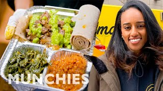 The Only Ethiopian Food Truck in NYC  Street Food Icons [upl. by Odnamla859]