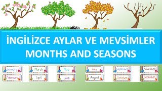 İngilizce Aylar Mevsimler  Months And Seasons [upl. by Stilu192]