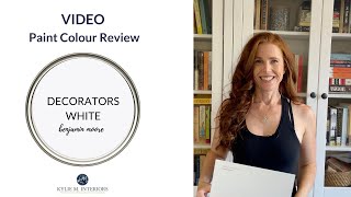 Paint Colour Review Benjamin Moore Decorators White OC149 [upl. by Aehc]