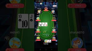 Winzo Poker  win  loose  10K table [upl. by Teodoor]