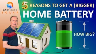 5 Reasons To Get A Bigger Home Battery [upl. by Teiluj]