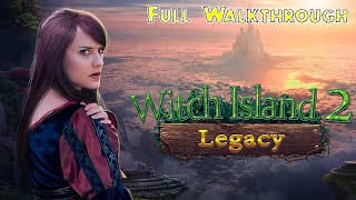 Lets Play  Legacy  Witch Island 2  Full Walkthrough [upl. by Oicnanev315]