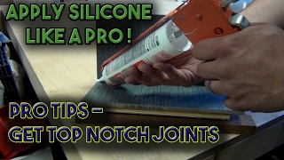 How to Apply Silicone or Caulk like a Pro [upl. by Urion601]