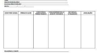 Plano de Aula Pronto [upl. by Aehtna283]